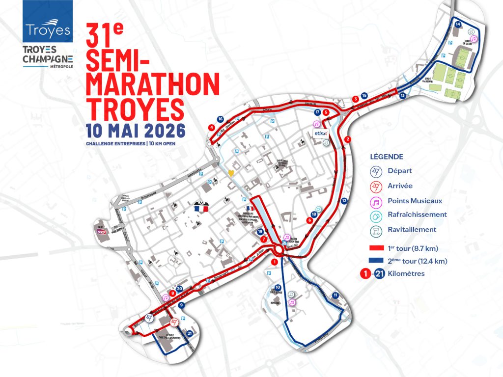 Parcours semimarathon 2026